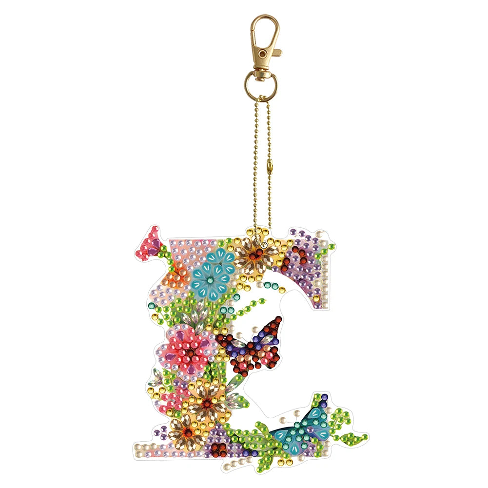 Diamond Painting Sleutelhanger set - Speciale Vorm Letters