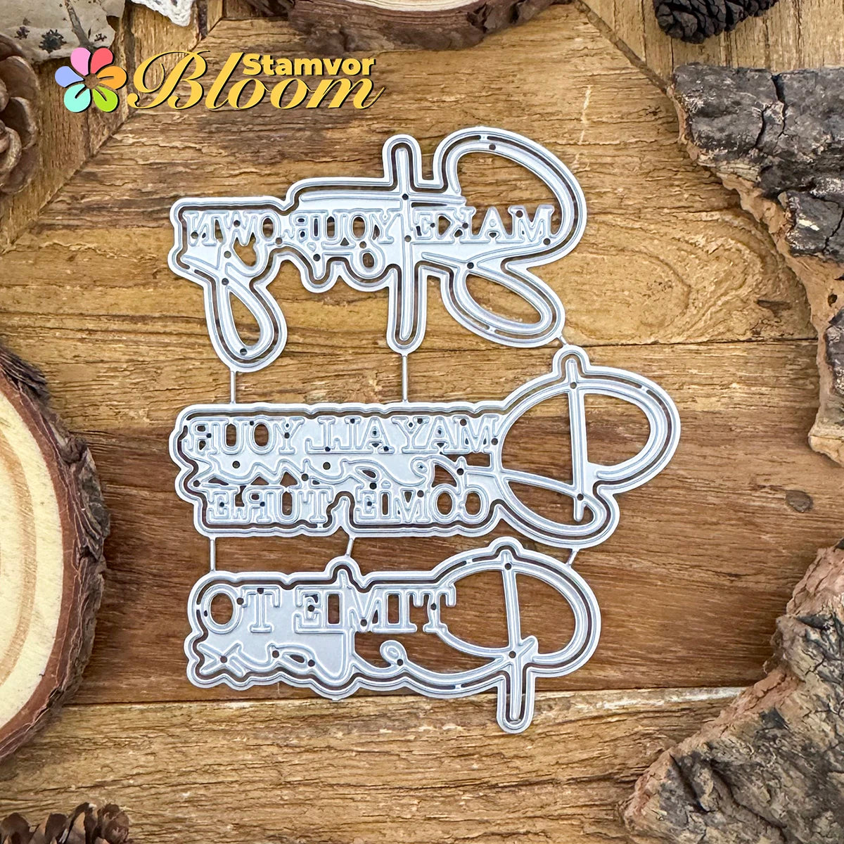 Snijmallen set met lieve teksten en hartverwarmende woorden