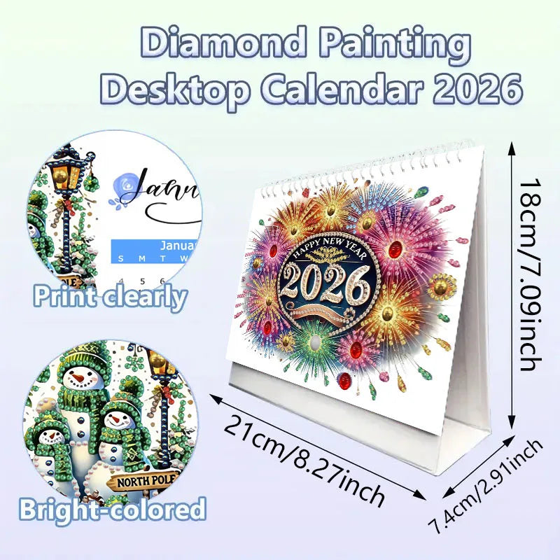 Diamond Painting Kalender kerst editie met 13 schilderijen