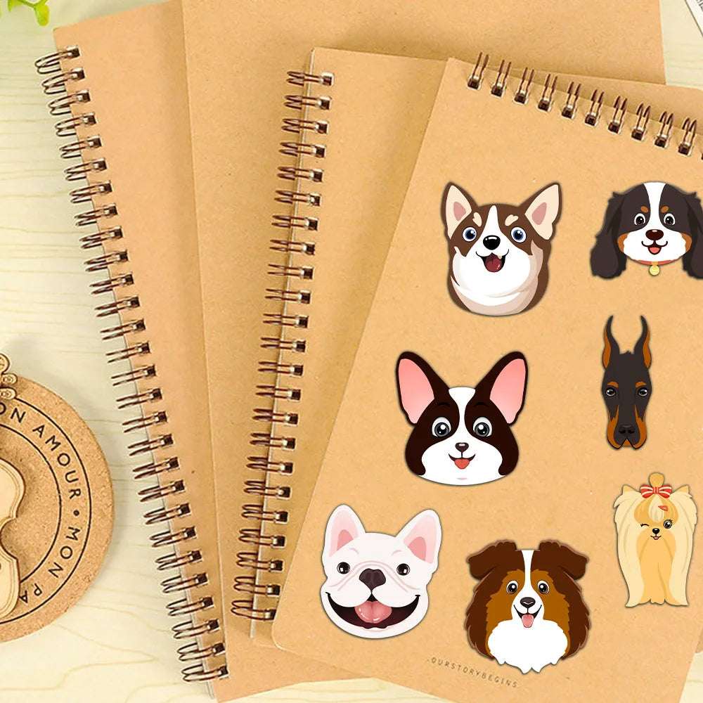 Sticker pret voor kinderen – Honden aankleed stickerset