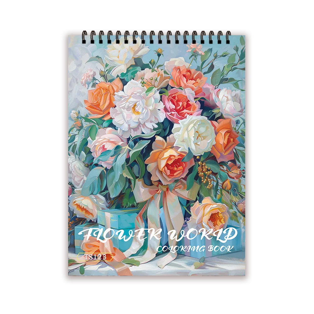 Kleurboek voor volwassenen en tieners – 30 bladen premium dik papier, ontspannend tekenplezier