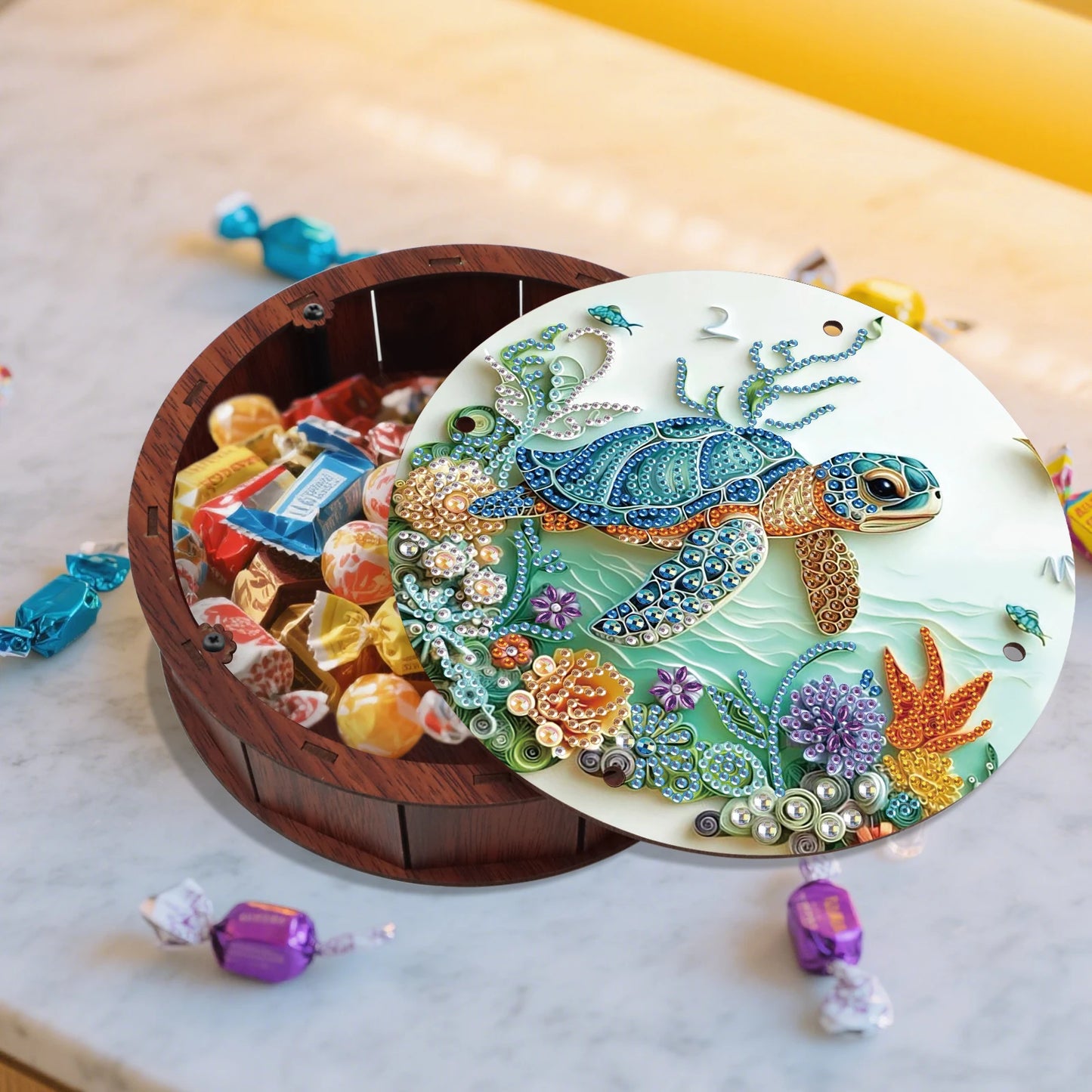 Diamond Painting Koektrommel Dieren & Planten Speciale Steentjes