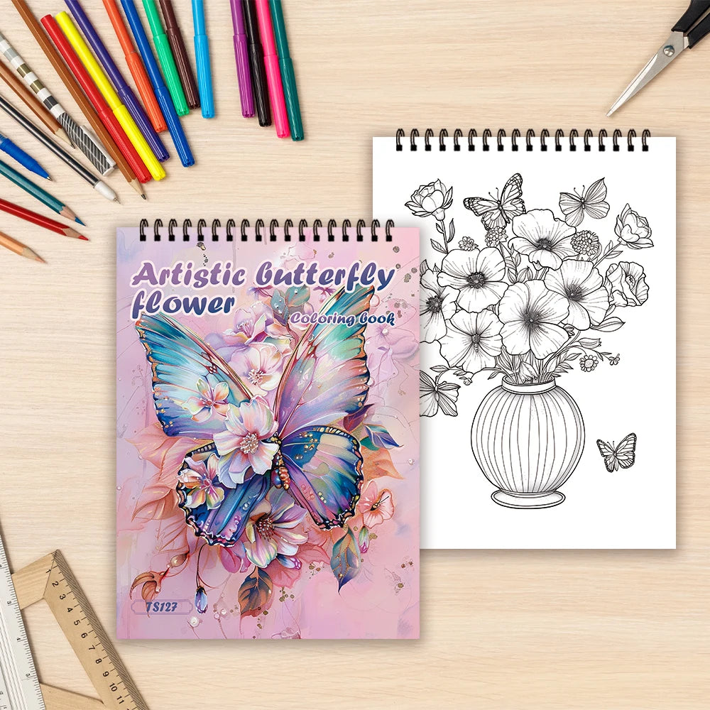 Kleurboek voor volwassenen en tieners – Ontspannend kleurplezier met 30 vellen dik papier