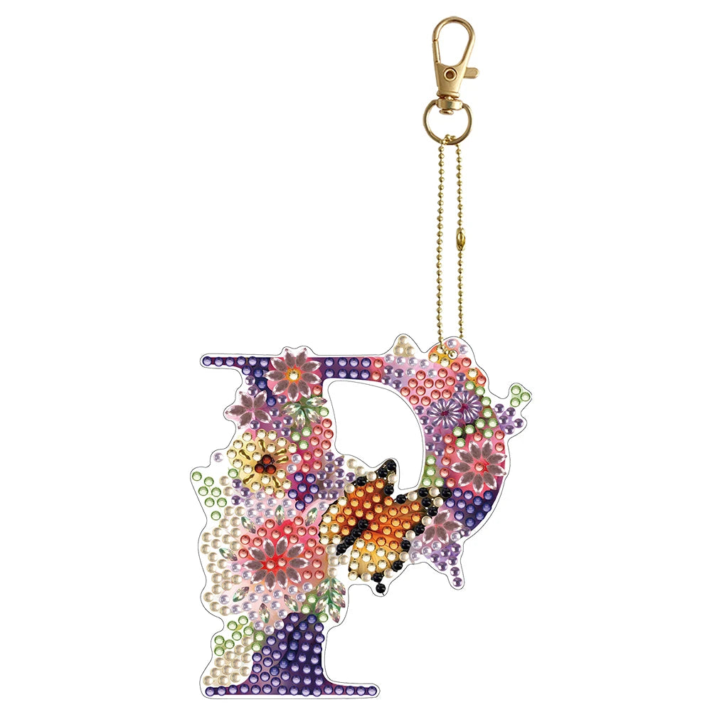 Diamond Painting Sleutelhanger set - Speciale Vorm Letters