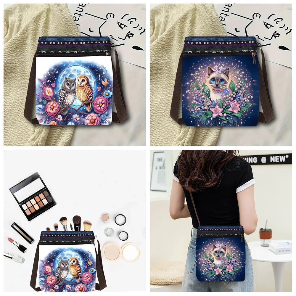Diamond Painting Tas Mandala Uil Schoudertas met Band
