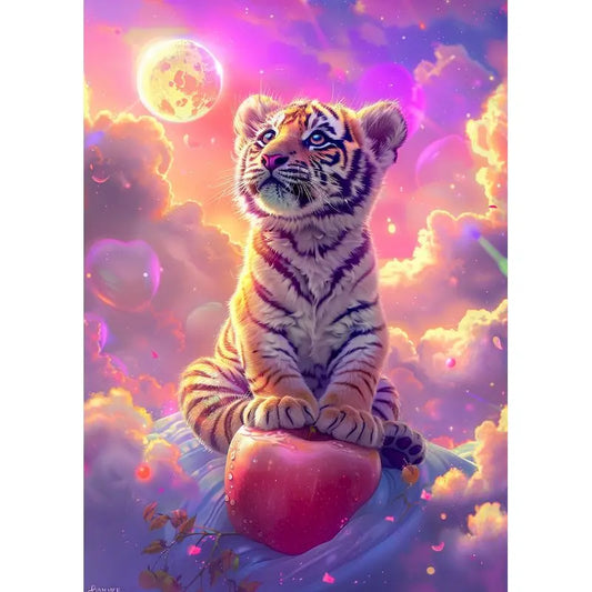 Schilderen op nummer Dieren - Tijger Schattige Dierenkunst - 9959975