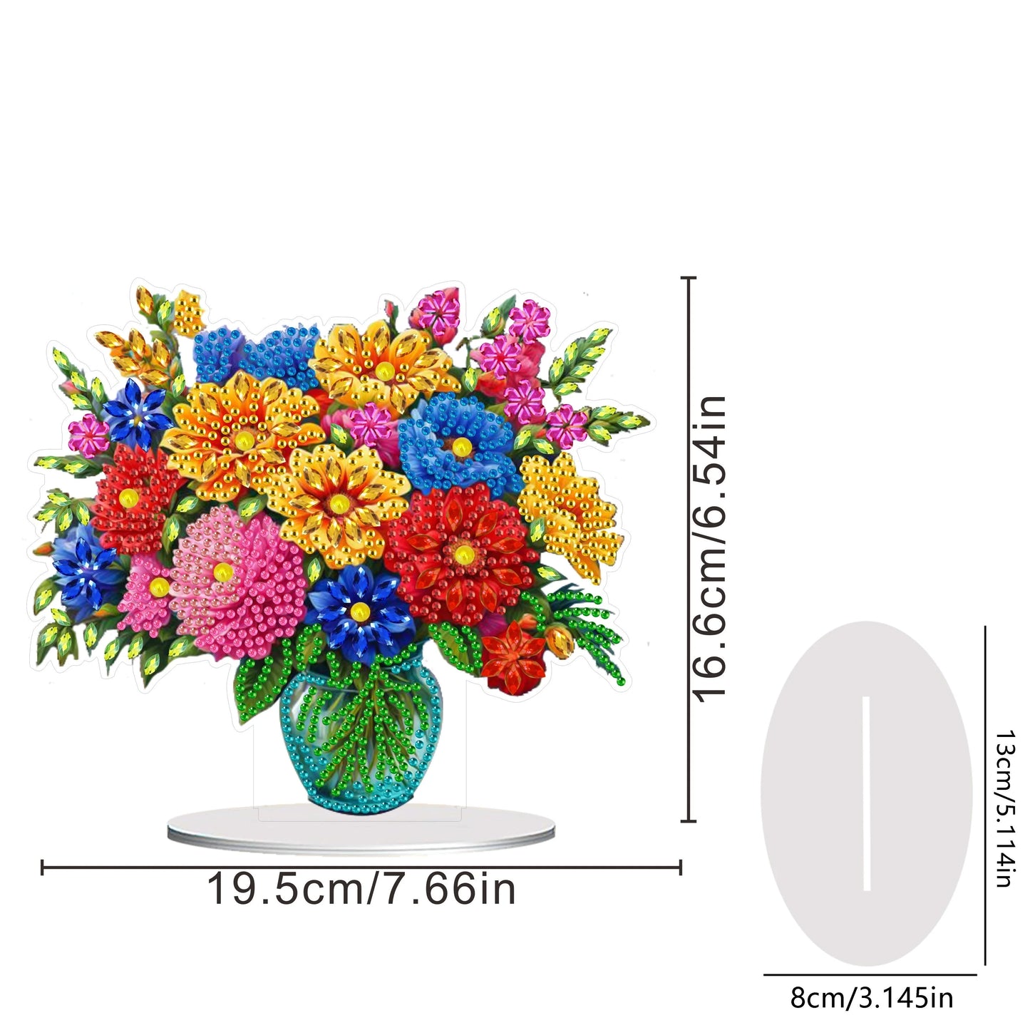 Diamond Painting Tafelornament Bloemmotief Decoratief