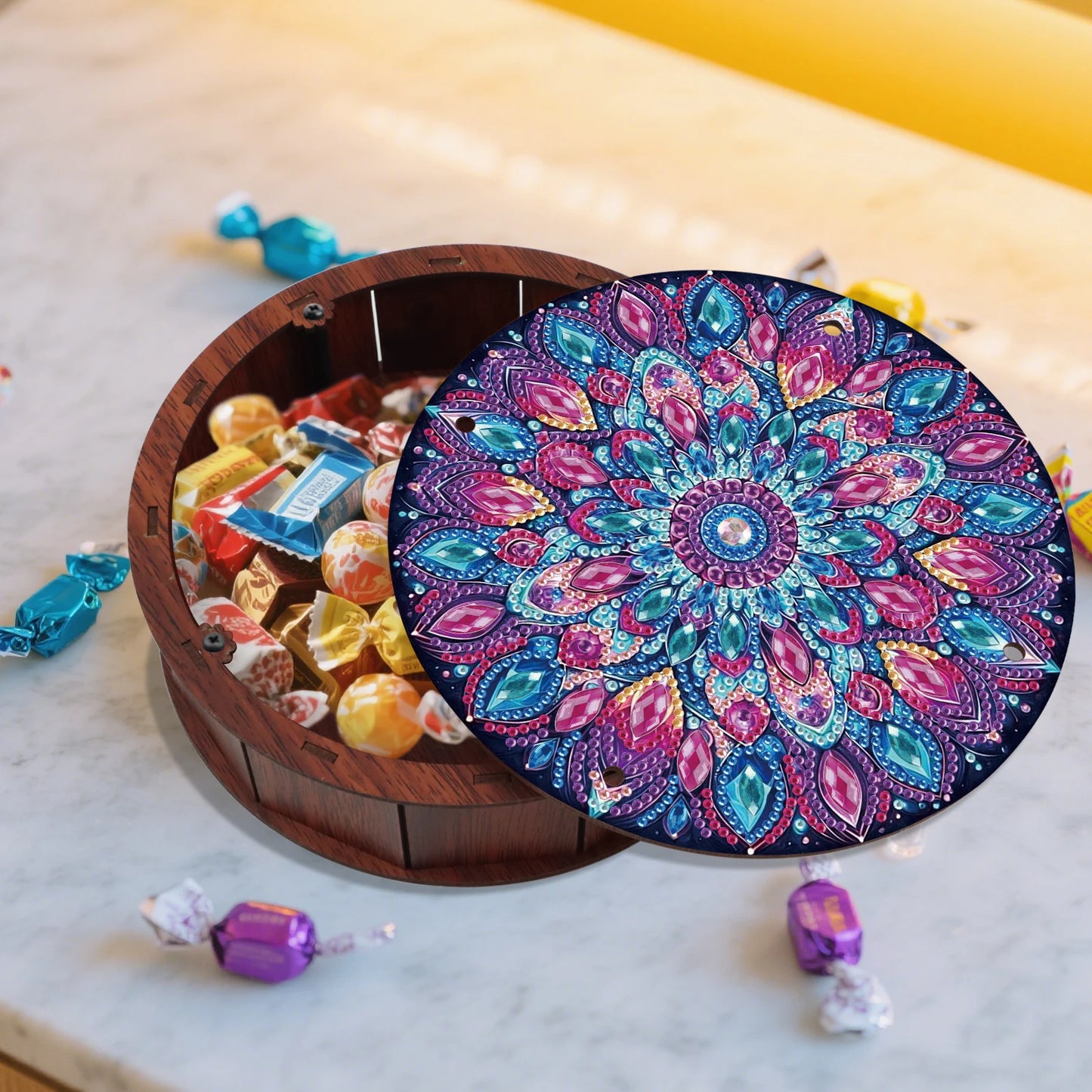 Diamond Painting Snack Box Dieren en Planten Decoratie Geschenkset