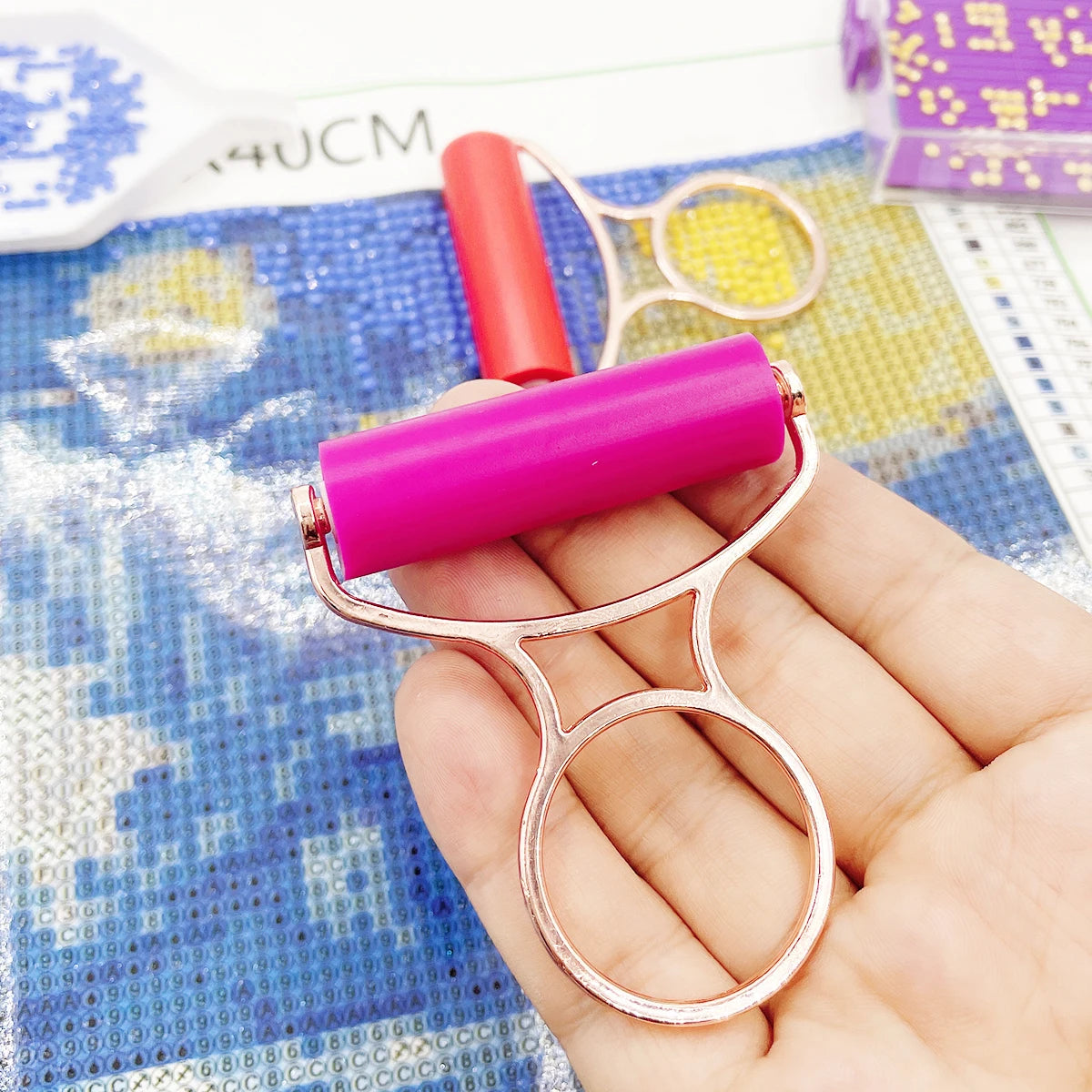 Diamond Painting RVS Metalen Roller Pen voor Strakke Steentjes