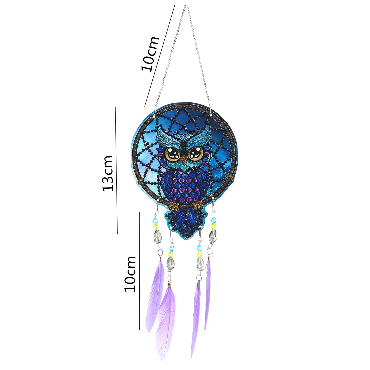 Diamond Painting Dromenvanger dieren - Dubbelzijdige Hanger - DZ3027