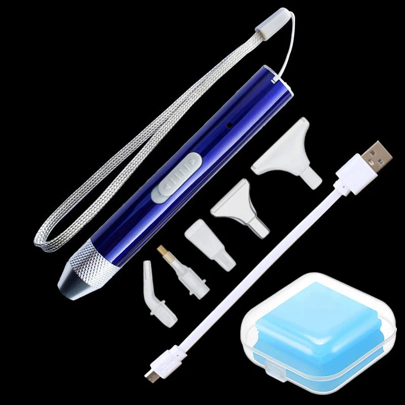 Diamond Painting Pen met verlichting - USB oplaadbaar met opzetstukken