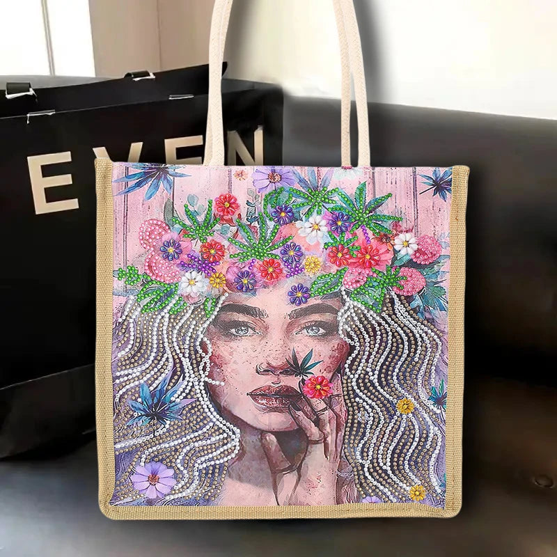 Diamond Painting Tas Vlinder Design Shopper voor Dames