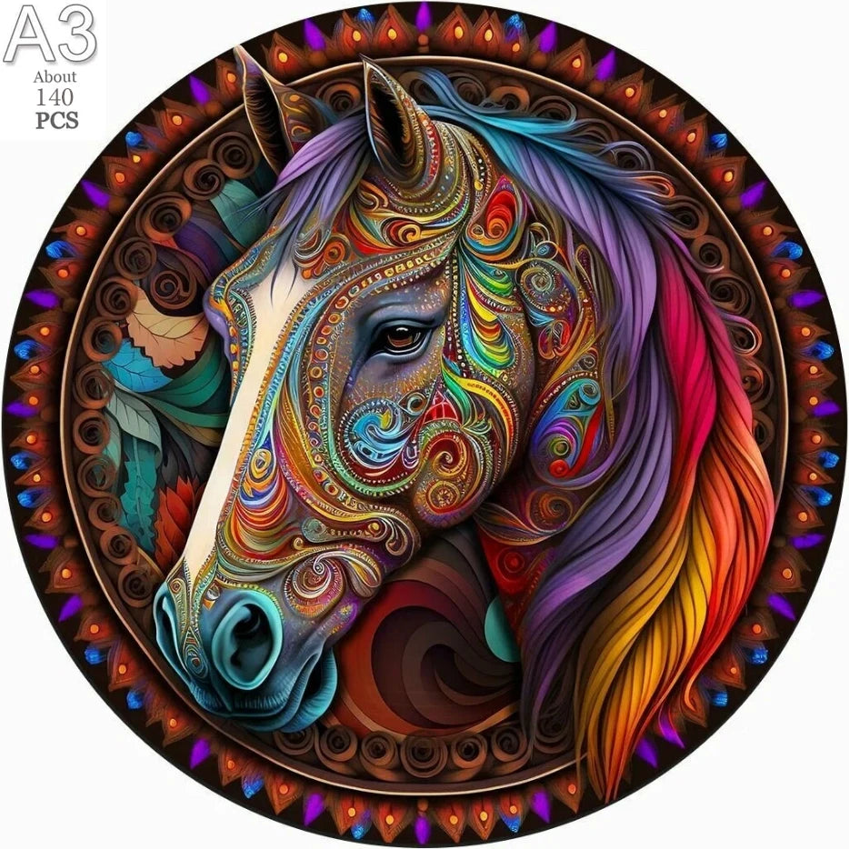 Houten figuren puzzel - Keuze uit diverse maten - Dieren en unieke vormen