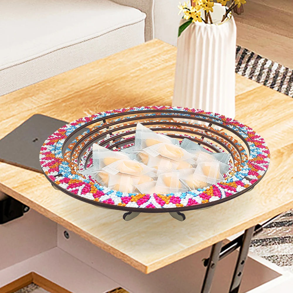Diamond Painting Fruitschaal Mandala Decoratief Bord Keuken