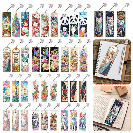 Diamond Painting Boekenlegger Vlinder Bladmuziek Set voor Creatieve Leesliefhebbers
