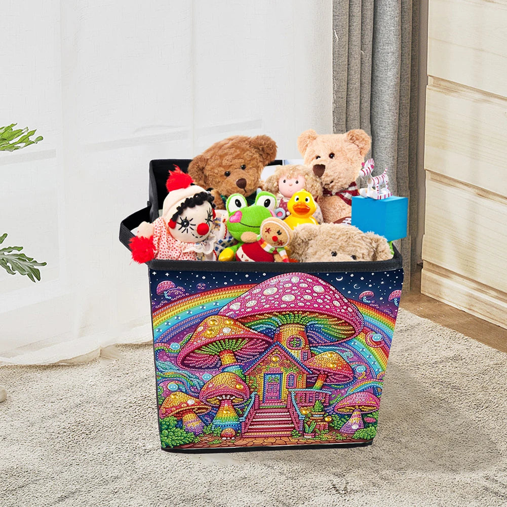 Diamond Painting Opbergtas Paddenstoel Huis Organizer Box