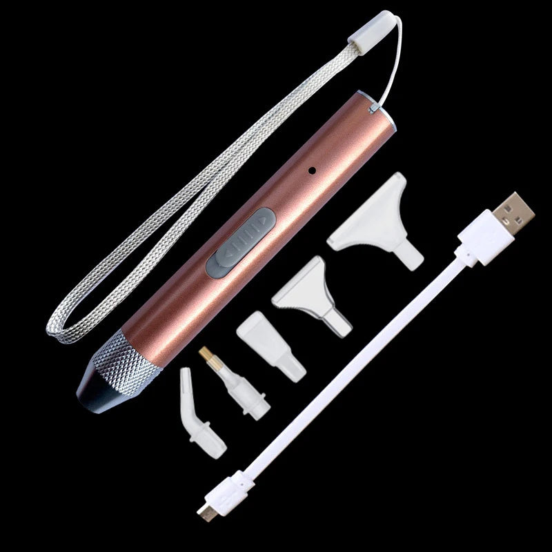 Diamond Painting Pen met verlichting - USB oplaadbaar met opzetstukken