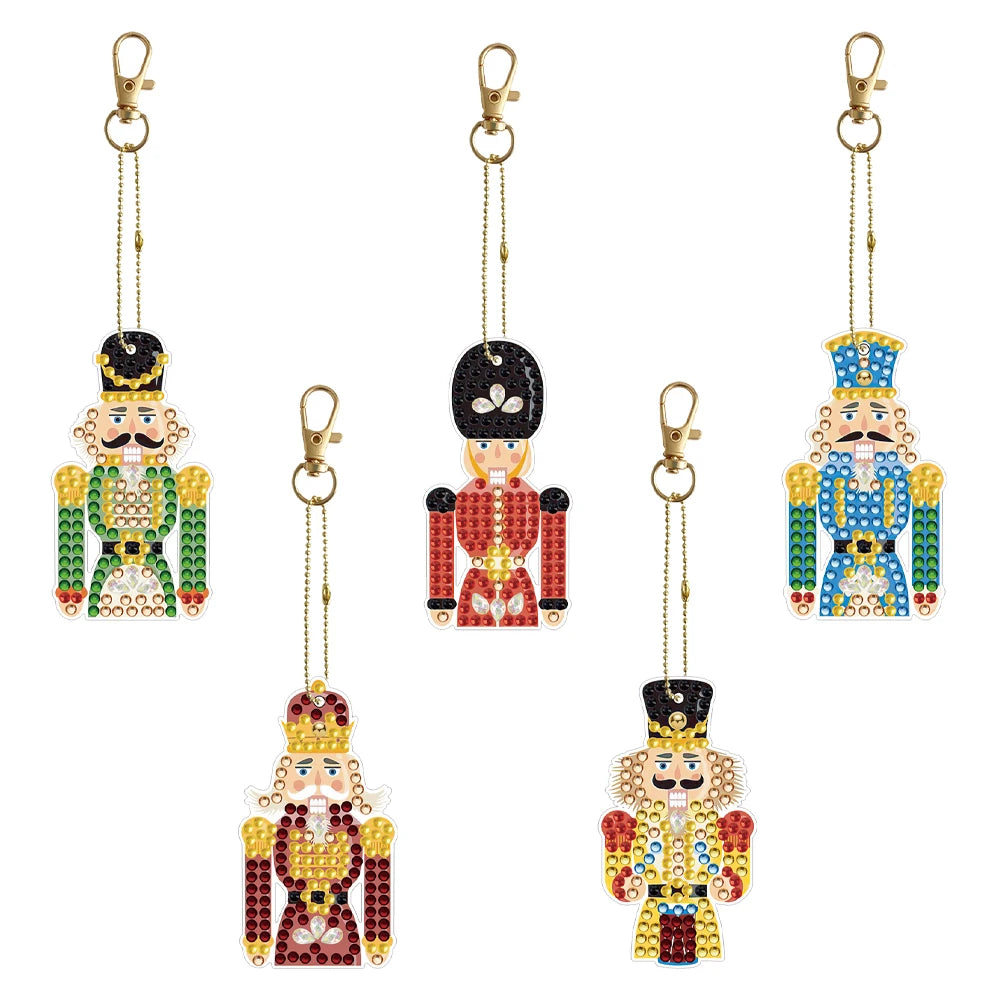 Diamond Painting Sleutelhanger set - Dubbelzijdig te beplakken (5-10 stuks)