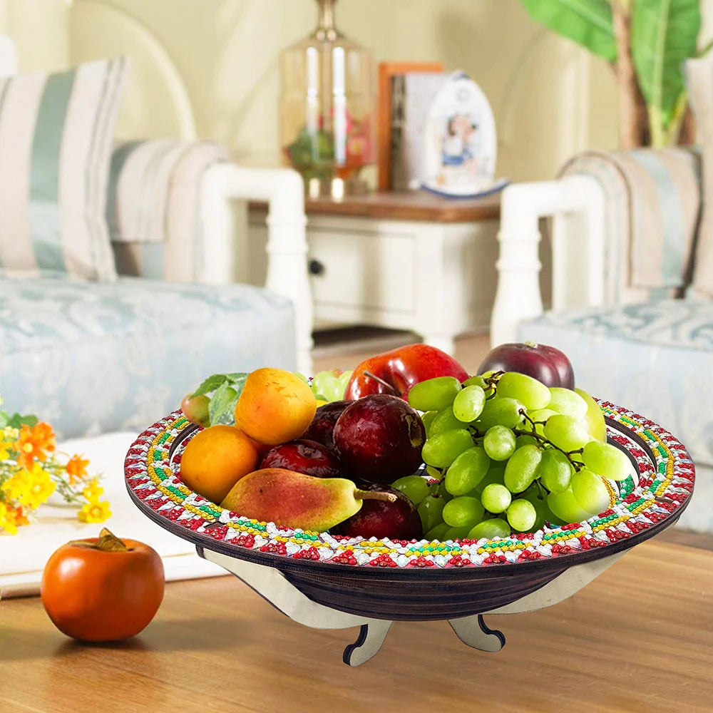 Diamond Painting Fruitschaal Mandala Decoratief Bord Keuken
