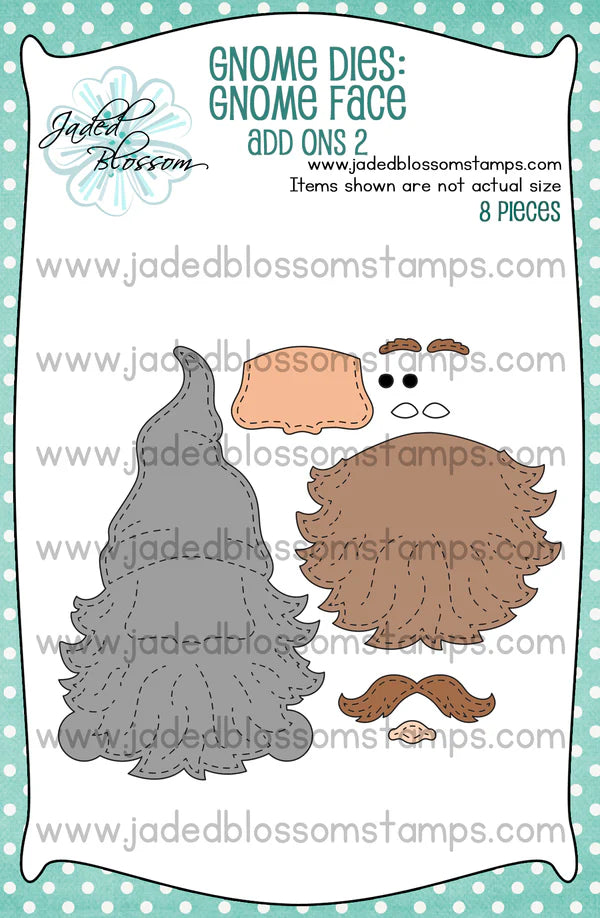 JB Collections Gnome add on snijmallen set - Baard voor Gnome